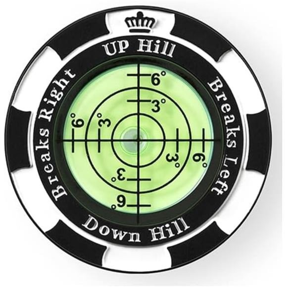 Golf Hat Clip Ball Marker with High Precision Green Reading Aid For Men - Picture 8 of 8